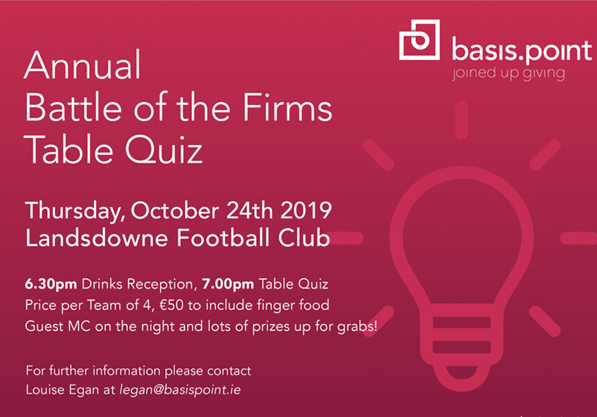 battle of the firms table quiz